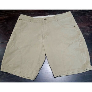 Kuhl Ramblr Vintage Patina Dye Shorts Mens Size 36 Brown Lightweight 5125 Hiking